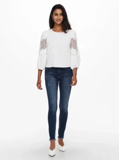 ONLBLUSH Mittlere Taille Skinny Fit Knöchellang Jeans