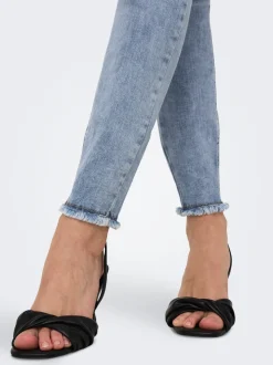 ONLBLUSH Mittlere Taille Skinny Fit Knöchellang Jeans