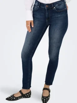 ONLBLUSH Mittlere Taille Skinny Fit Knöchellang Jeans