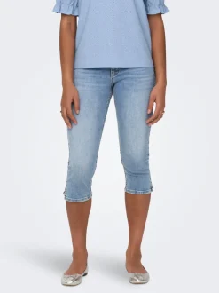 ONLBLUSH Mittlere Taille Skinny Fit capri Jeans-Shorts