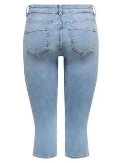 ONLBLUSH Mittlere Taille Skinny Fit capri Jeans-Shorts