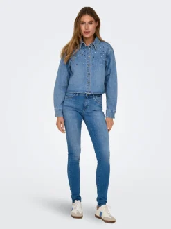 ONLBLUSH Mittlere Taille Skinny Fit Jeans