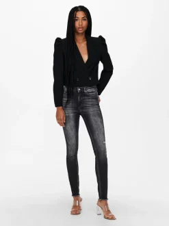 ONLBLUSH Mittlere Taille Skinny Fit Knöchellang Jeans