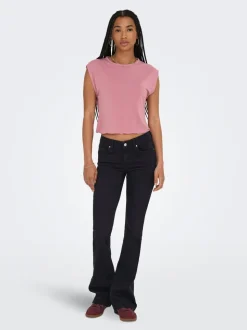 ONLBLUSH Niedrige Taille Flared Jeans