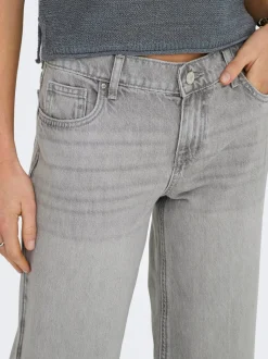 ONLBRENDA Niedrige Taille Gerade geschnitten Jeans