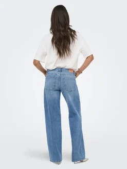 ONLBRENDA Niedrige Taille Weiter Beinschnitt Jeans