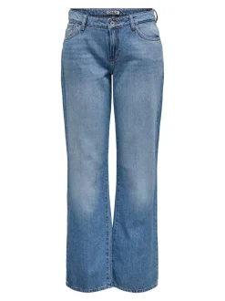ONLBRITNEY Niedrige Taille Gerade geschnitten Jeans