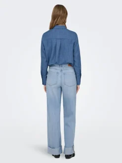 ONLBROOME Hohe Taille Weiter Beinschnitt Jeans