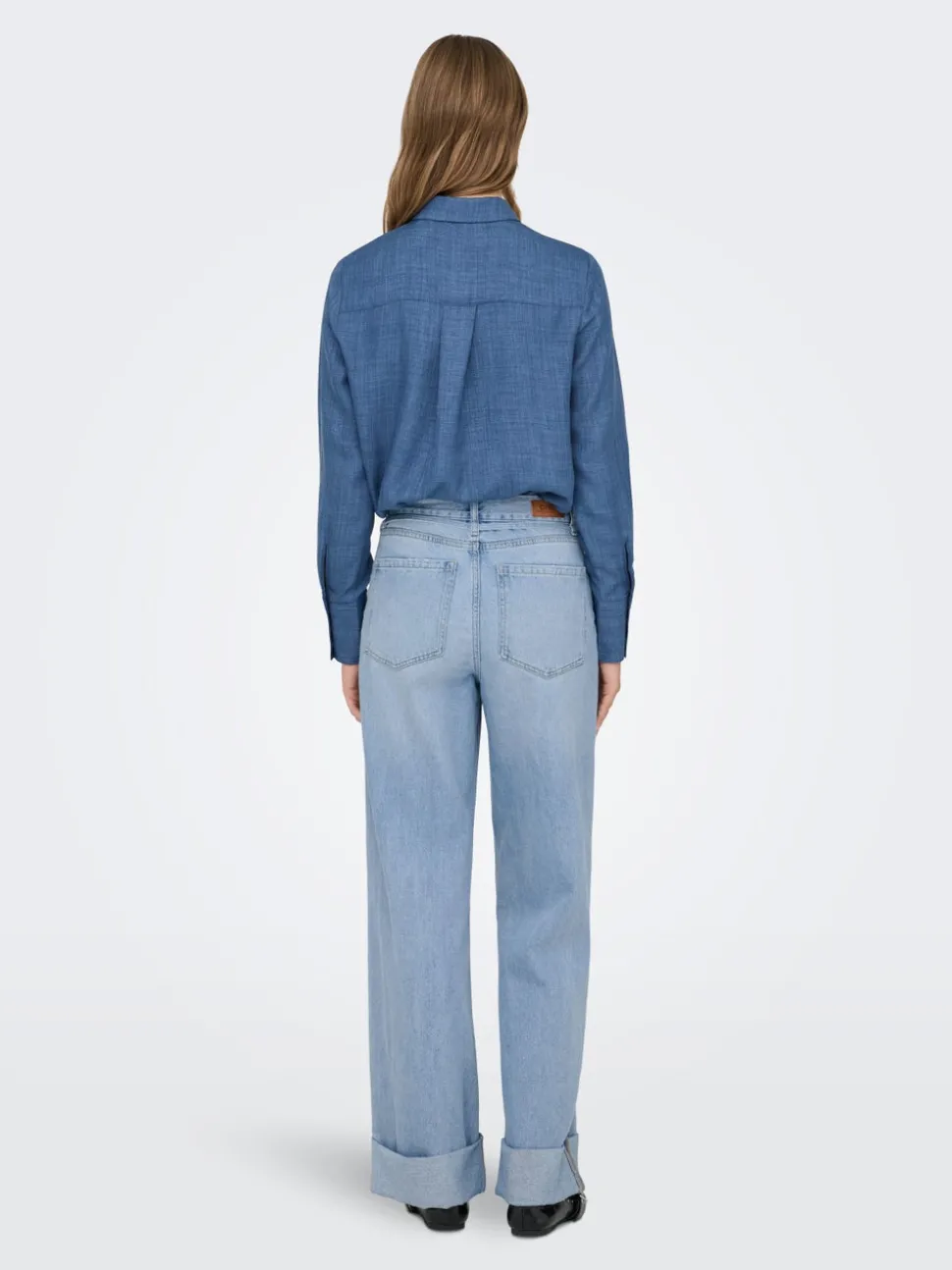 ONLBROOME Hohe Taille Weiter Beinschnitt Jeans