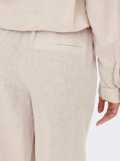 ONLBRUXELLES Gerade geschnitten Leinen Hose