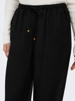 ONLBRUXELLES Gerade geschnitten Leinen Hose