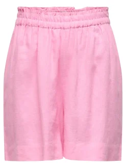 ONLBRUXELLES Normal geschnitten Leinen Shorts
