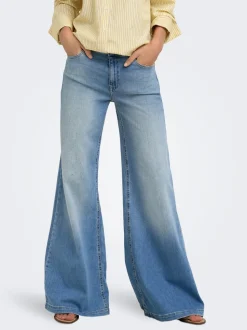 ONLCALIFORNIA Mittlere Taille Weiter Beinschnitt Jeans