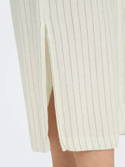 ONLCARO Leinen Midikleid