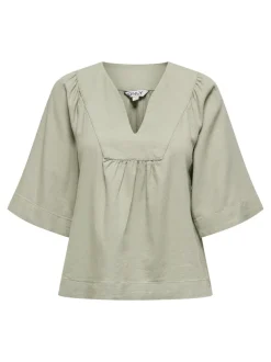 ONLCARO Leinen T-shirt