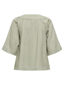ONLCARO Leinen T-shirt
