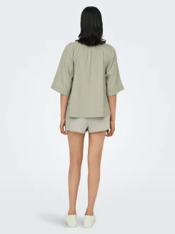 ONLCARO Leinen T-shirt