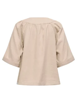 ONLCARO Leinen T-shirt