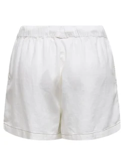 ONLCARO Mittlere Taille Normal geschnitten Leinen Shorts