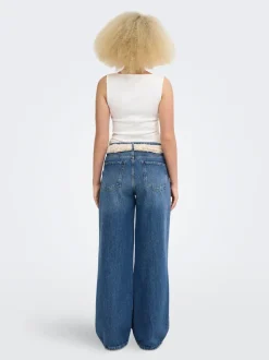 ONLCARRIE Mittlere Taille Weiter Beinschnitt Jeans