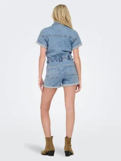 ONLCASTEL Normal geschnitten Jeans-Jumpsuit