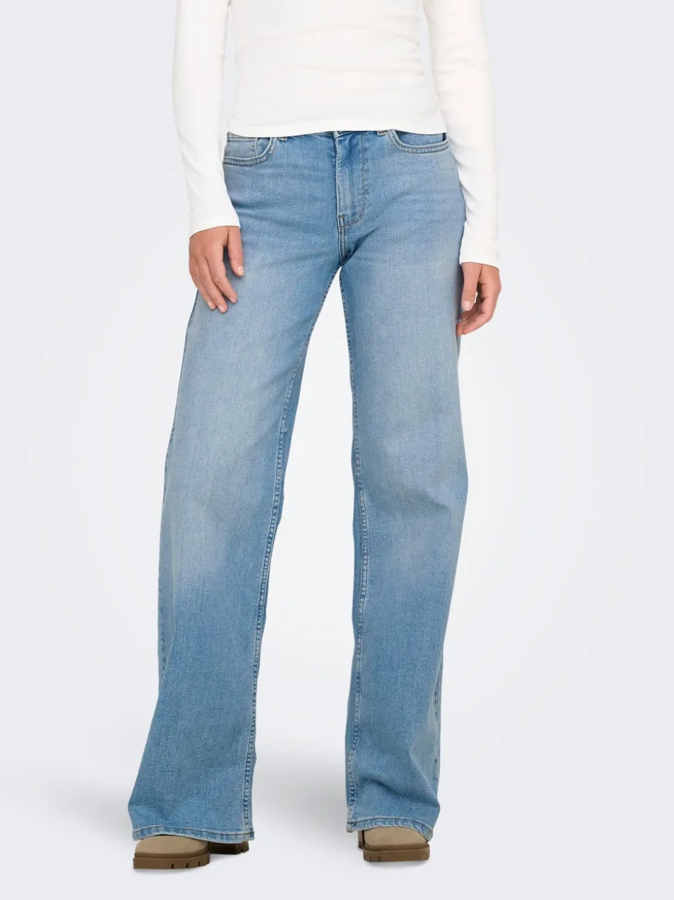 ONLCHRIS Low Waist Weiter Beinschnitt Jeans