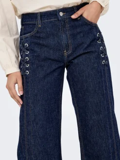 ONLCOBAIN Mittlere Taille Weiter Beinschnitt Jeans