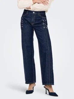ONLCOBAIN Mittlere Taille Weiter Beinschnitt Jeans