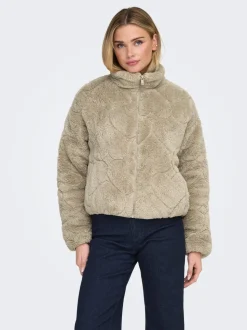ONLCONTACT Teddyfell Jacke