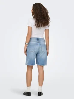 ONLCROSSOVER Mittlere Taille Normal geschnitten Jeans-Shorts