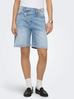 ONLCROSSOVER Mittlere Taille Normal geschnitten Jeans-Shorts