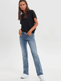 ONLEBBA Niedrige Taille Slim Fit Jeans