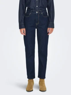 ONLELISA Mittlere Taille Gerade geschnitten Knöchellang Jeans