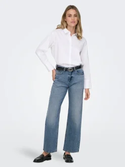 ONLELLA Mittlere Taille Gerade geschnitten Jeans