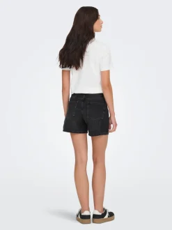 ONLELLA Mittlere Taille Normal geschnitten Jeans-Shorts