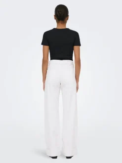 ONLELLA Mittlere Taille Weiter Beinschnitt Jeans