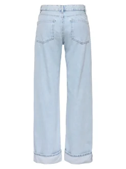 ONLELLA Mittlere Taille Weiter Beinschnitt Jeans