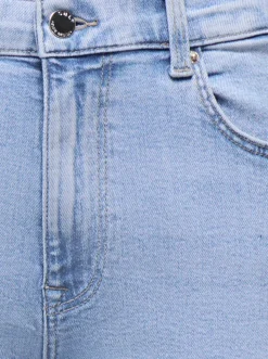 ONLEMEL Hohe Taille Gerade geschnitten Knöchellang Jeans