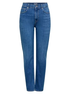 ONLEMEL Hohe Taille Gerade geschnitten Knöchellang Jeans