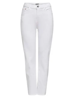 ONLEMEL Hohe Taille Gerade geschnitten Knöchellang Jeans