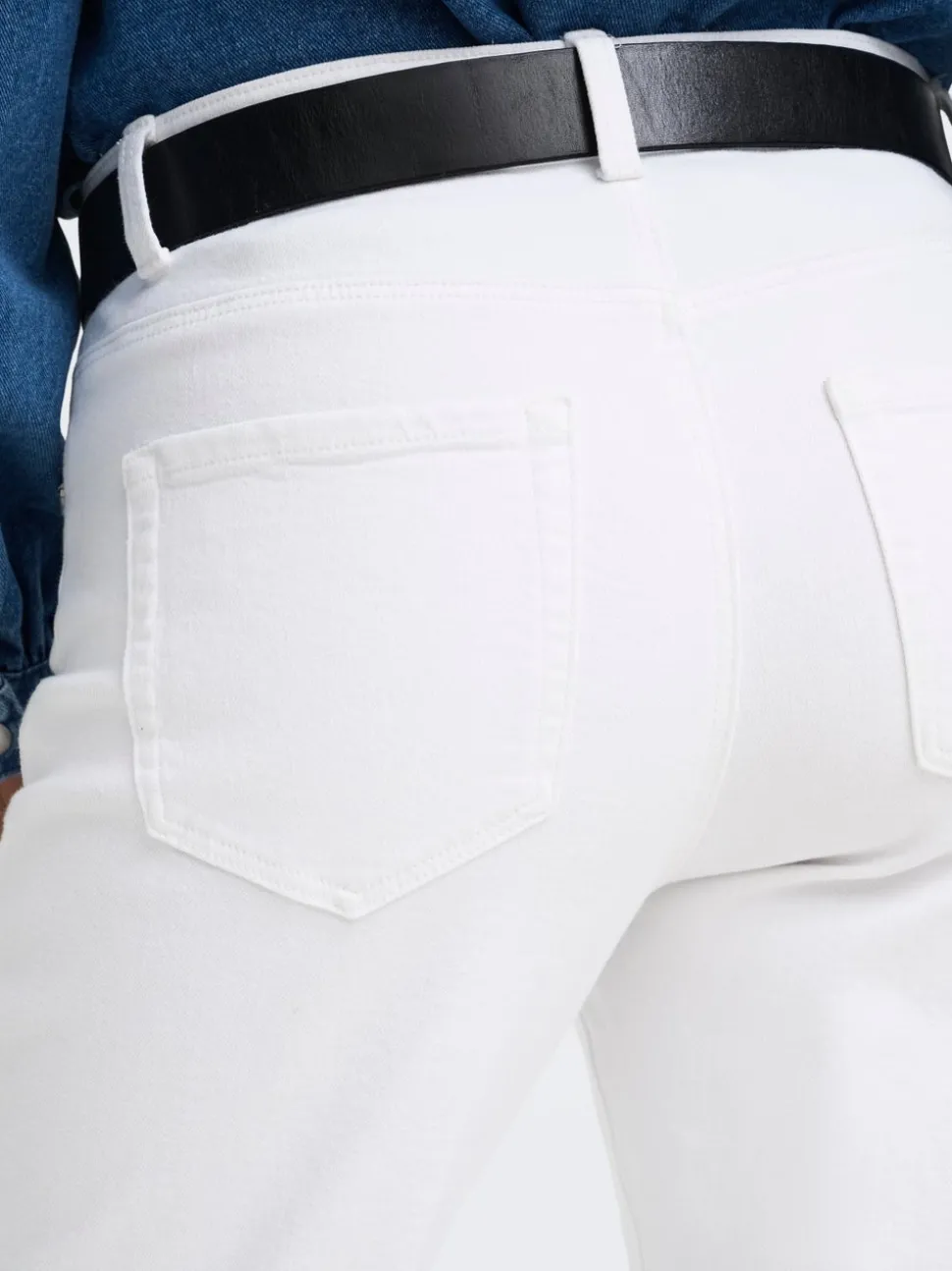 ONLEMEL Hohe Taille Gerade geschnitten Knöchellang Jeans