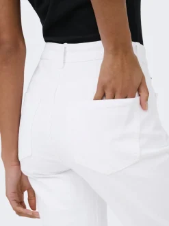 ONLEMEL Hohe Taille Gerade geschnitten Knöchellang Jeans