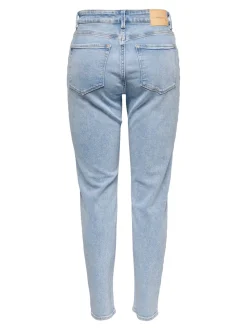 ONLEMILY Ankel Hohe Taille Gerade geschnitten Jeans