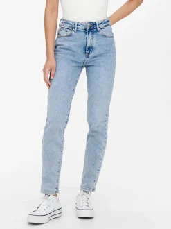 ONLEMILY Ankel Hohe Taille Gerade geschnitten Jeans