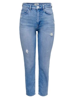 ONLEMILY Hohe Taille Gerade geschnitten Knöchellang Jeans
