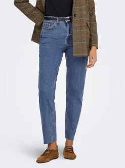 ONLEMILY Hohe Taille Gerade geschnitten Verkürzt Jeans