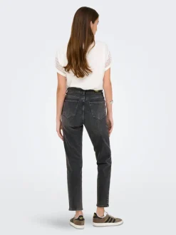 ONLEMILY Hohe Taille Gerade geschnitten Knöchellang Jeans