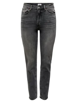 ONLEMILY Hohe Taille Gerade geschnitten Knöchellang Jeans