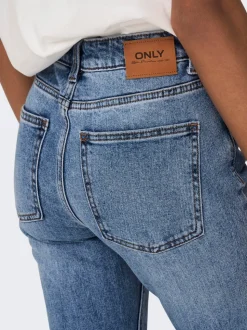 ONLEMILY Hohe Taille Gerade geschnitten Knöchellang Jeans