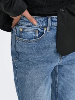 ONLEMILY Hohe Taille Gerade geschnitten Knöchellang Jeans